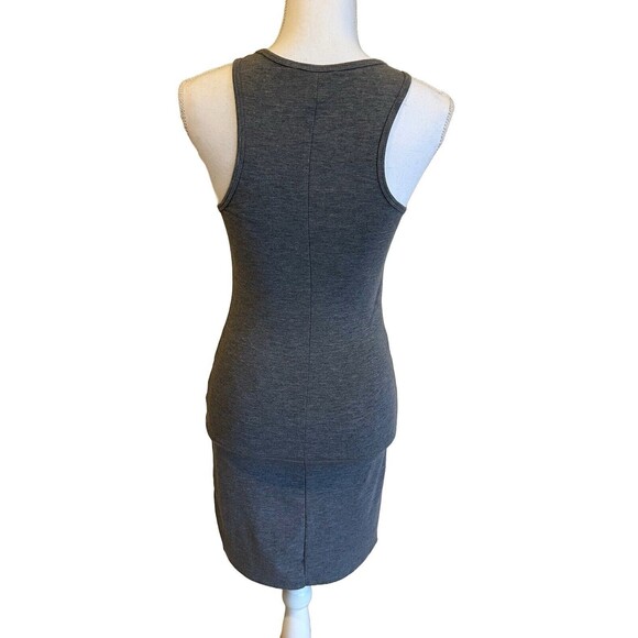 Forever 21 Women's M Gray Bodycon Tank Sleeveless Dress Knit - Picture 2 of 6